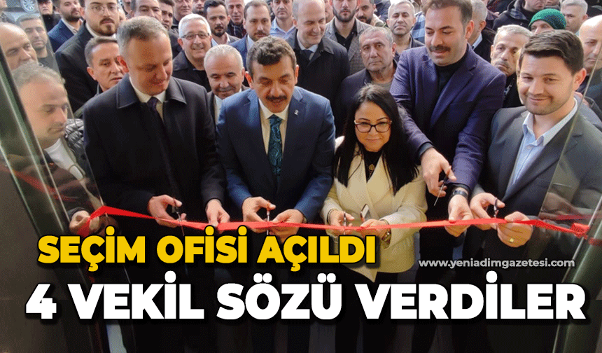 Zonguldak'ta AK Parti seçim ofisi açıldı