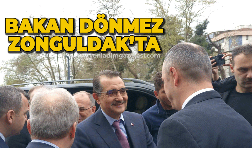 Bakan Fatih Dönmez Zonguldak'ta