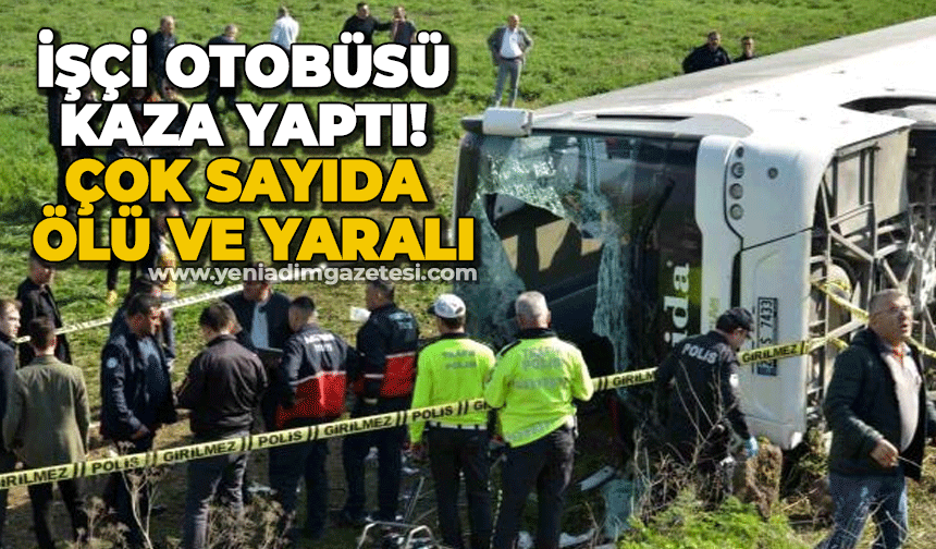 Eskişehir'de işçi servisi şarampole uçtu: 3 ölü 31 yaralı