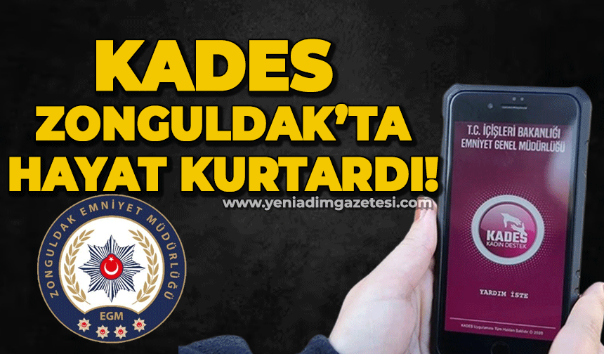 KADES uygulaması Zonguldak'ta hayat kurtardı