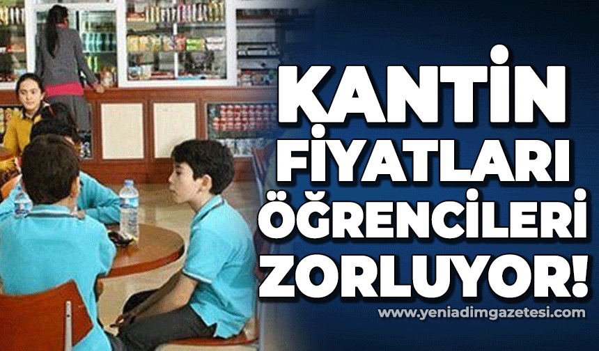 Kantin fiyatları öğrencileri zorluyor