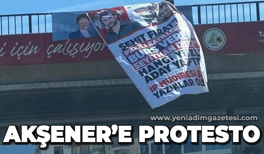 Meral Akşener'in mitinginde protesto