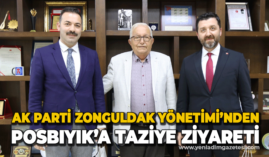 AK Parti Zonguldak yönetiminden Halil Posbıyık'a taziye ziyareti
