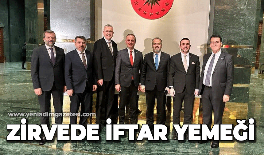 Zirvede iftar yemeği