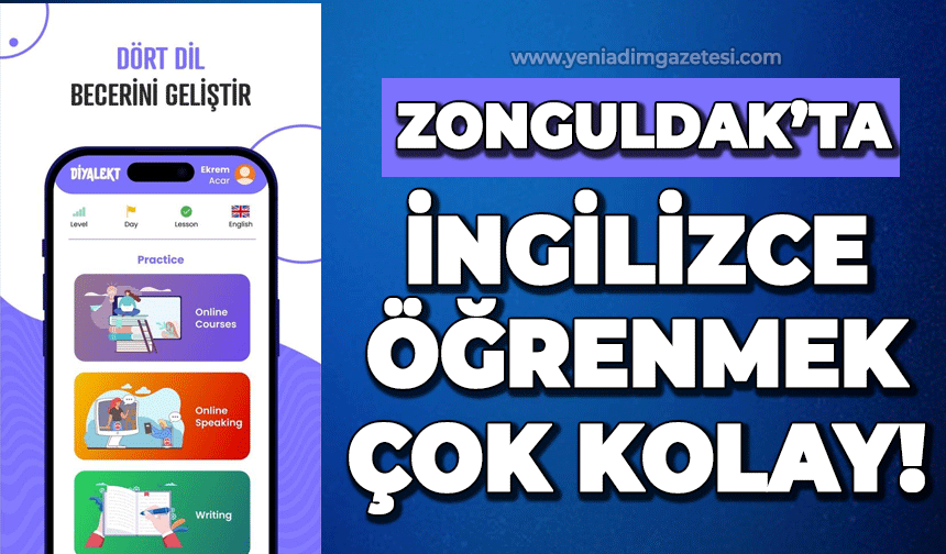 Zonguldak'ta İngilizce öğrenmek artık çok kolay