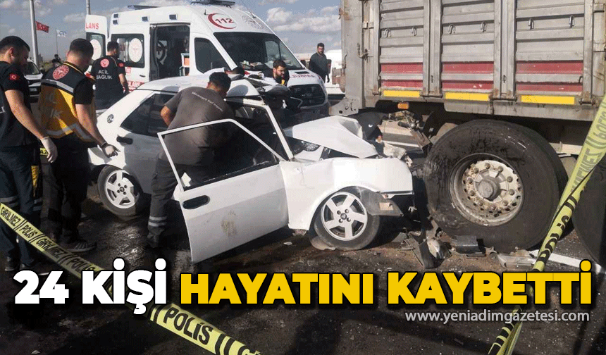 Zonguldak'ta 24 Kişi hayatını kaybetti
