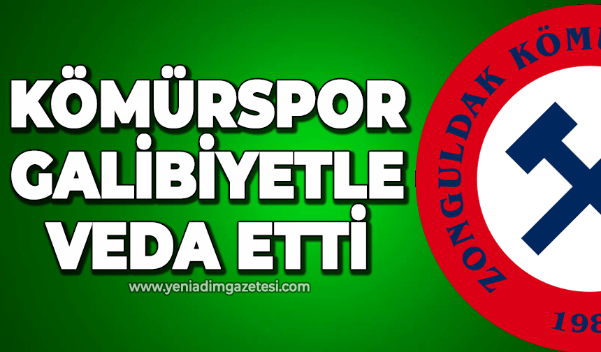Zonguldak Kömürspor galibiyetle veda etti