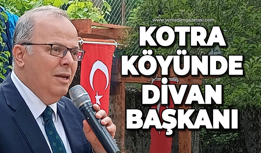 Murat Kotra köyünde Divan Başkanı
