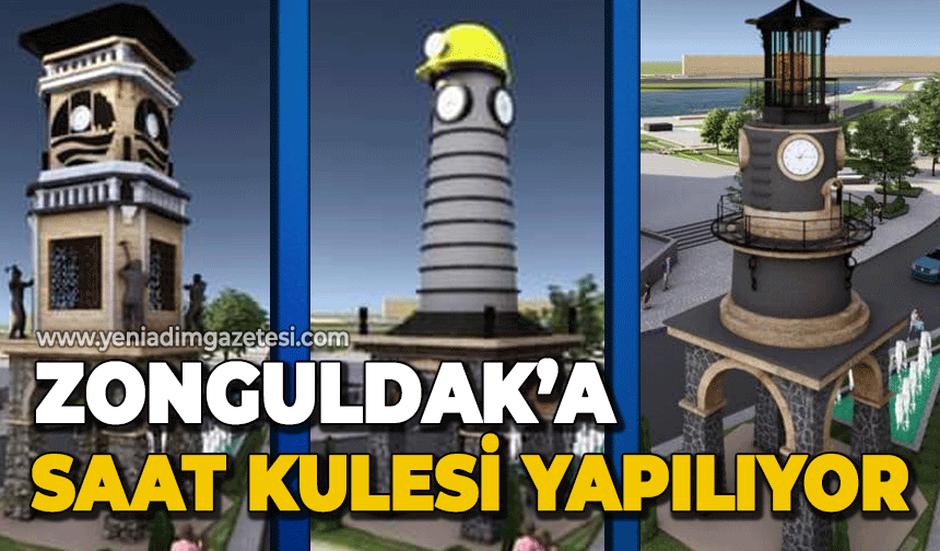 Zonguldak'a saat kulesi yapılacak
