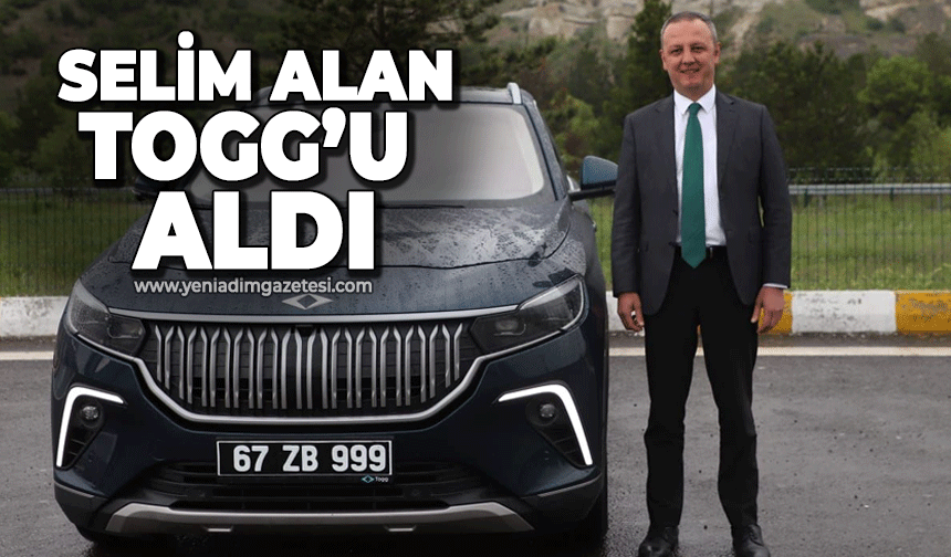 Selim Alan TOGG'u teslim aldı: Zonguldak'a geliyor
