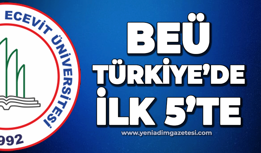Bülent Ecevit Üniversitesi Türkiye'de ilk 5'te