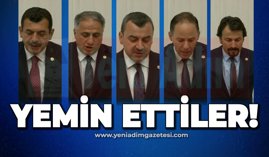 Zonguldak milletvekilleri TBMM'de yeminlerini etti!