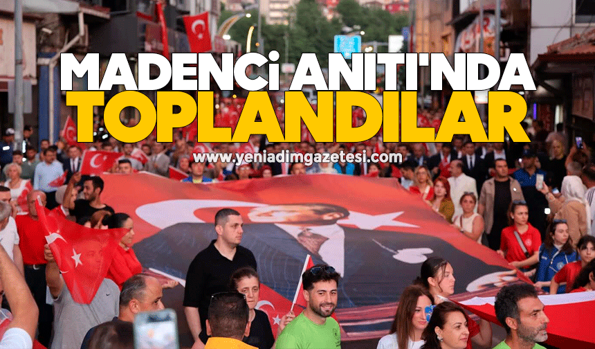 Madenci Anıtı'nda toplandılar