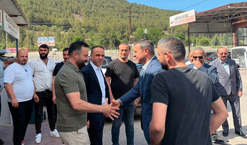 Başkan Çetinkaya sanayi esnafı ile bir araya geldi