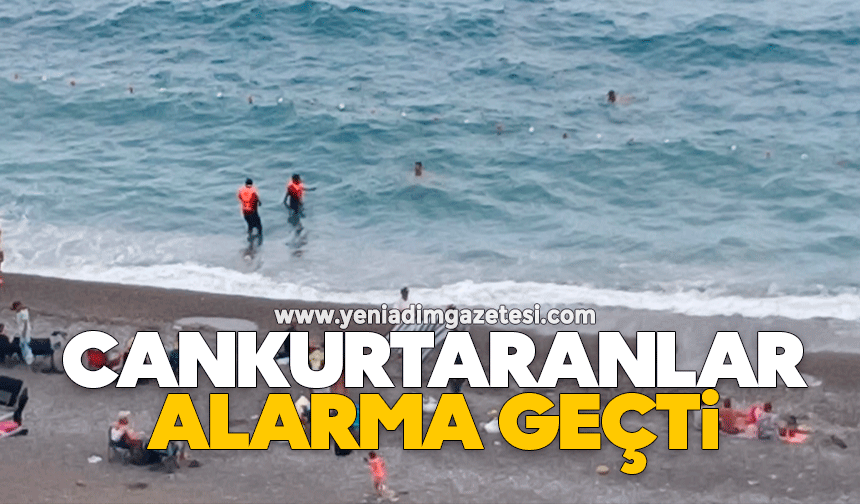 Cankurtaranlar alarma geçti