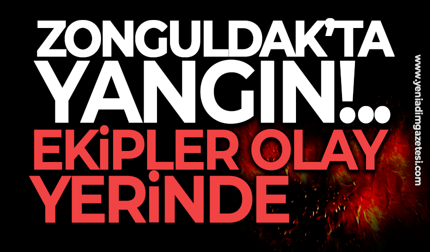 Zonguldak’ta yangın!