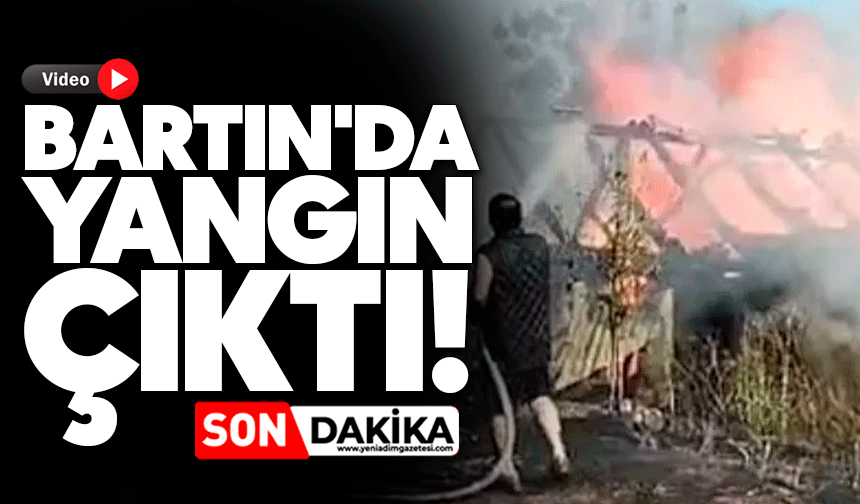 Bartın'da yangın çıktı!
