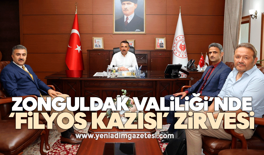 Zonguldak Valiliği’nde ‘Filyos kazısı’ zirvesi