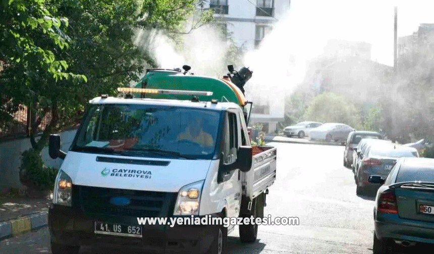 Bulaşıcı hastalıklara karşı ilaçlama yapılıyor