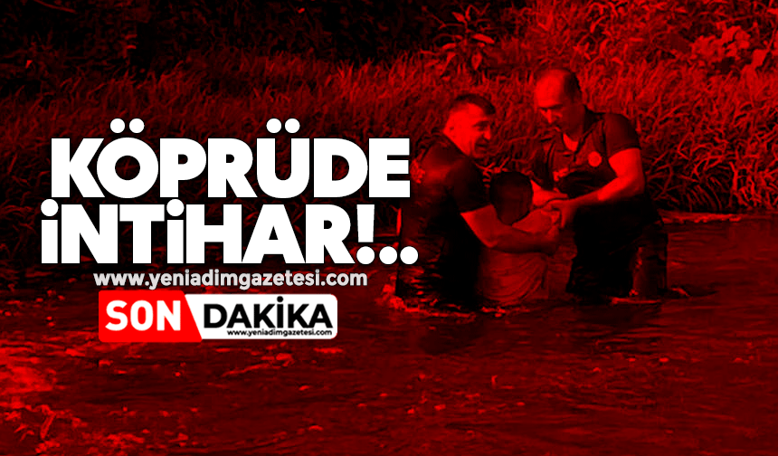 Köprüde intihar!