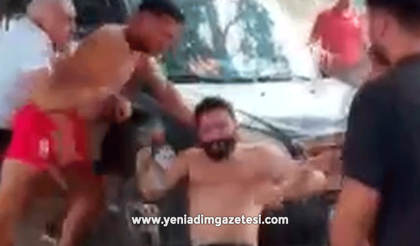 Cankurtaran ile vatandaşın yumruk yumruğa kavgası