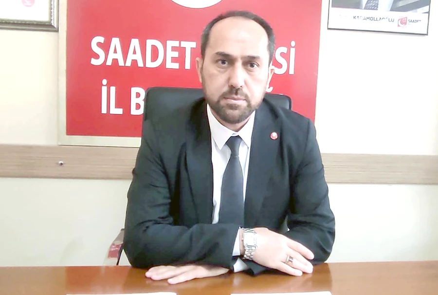 Saadet Partisi Zonguldak İl Başkanı Burak Erol