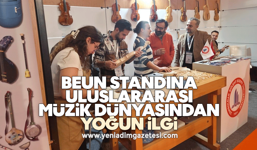 BEUN standına uluslararası müzik dünyasından yoğun ilgi