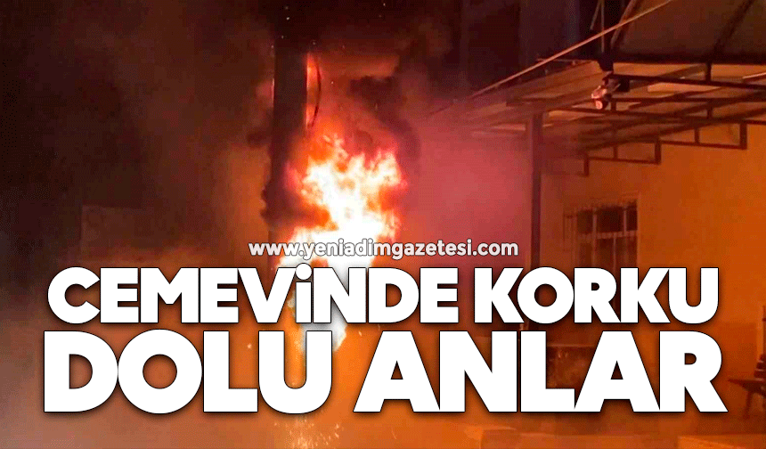 Cemevinde korku dolu anlar