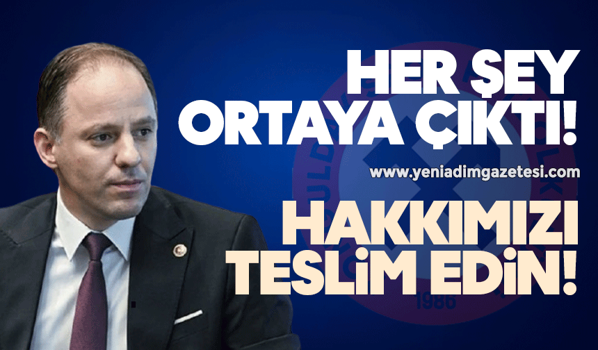 Yavuzyılmaz: Her şey ortaya çıktı! Zonguldakspor'a hakkını teslim edin!