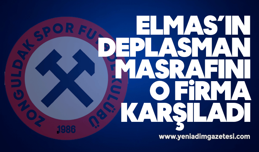 Zonguldakspor'un deplasman masrafını o firma karşıladı