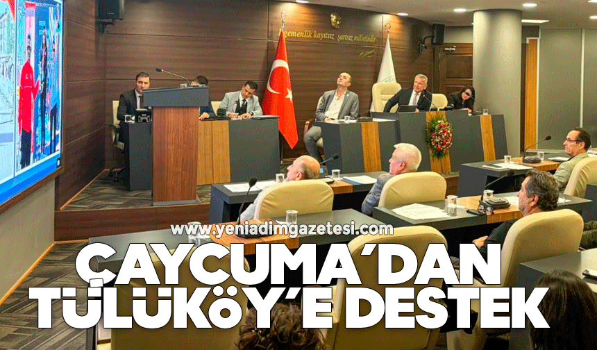 Çaycuma’dan Tülüköy’e destek