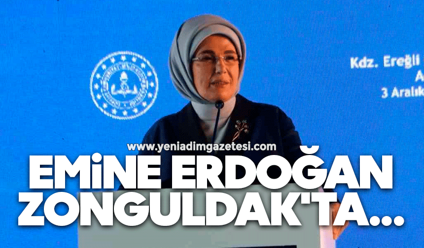 Emine Erdoğan Zonguldak'ta...