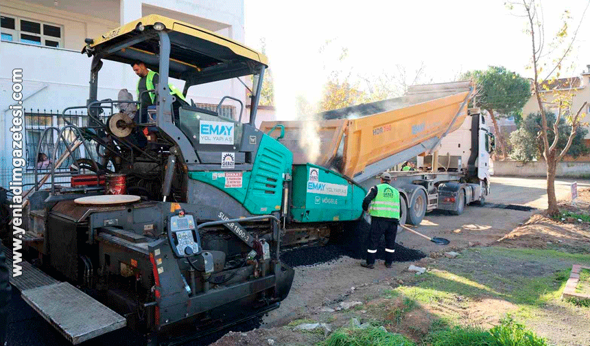 Gebze'de 90 sokakta yol çalışması