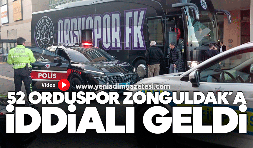 52 Orduspor Zonguldak’a iddialı geldi
