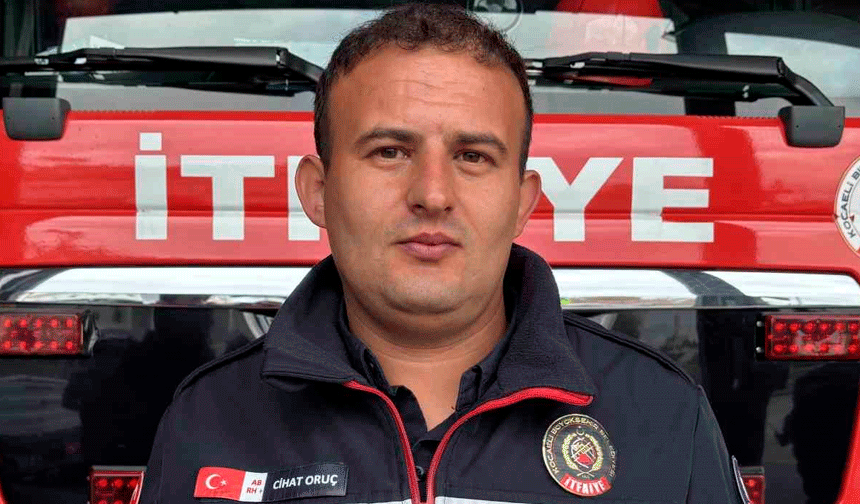 Oksijen maskesini vatandaşa veren itfaiye eri, o anları anlattı: 'Önceliğimiz insan'