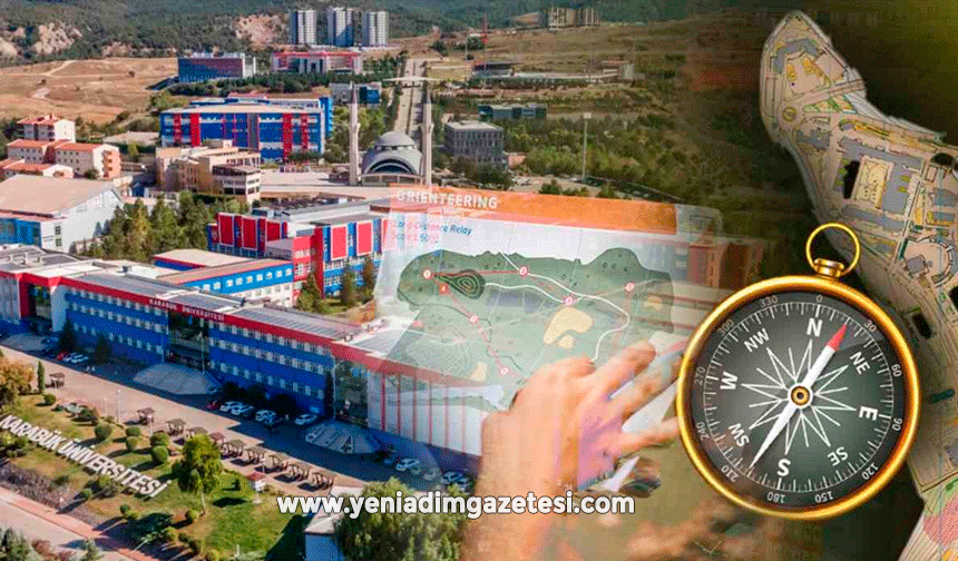 Karabük'te uluslararası standartlarda tek oryantiring haritası KBÜ'de
