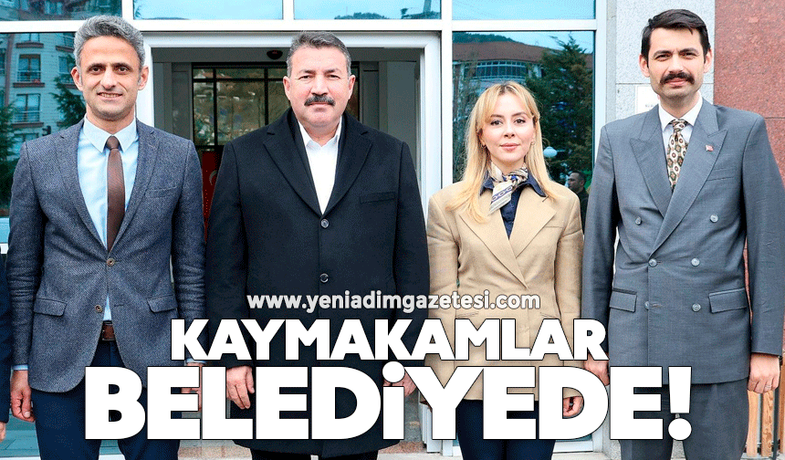 Kaymakamlar belediyede