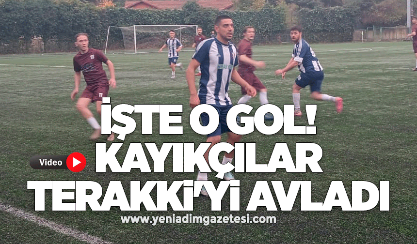 İşte o gol! Kayıkçılar Terakki'yi avladı