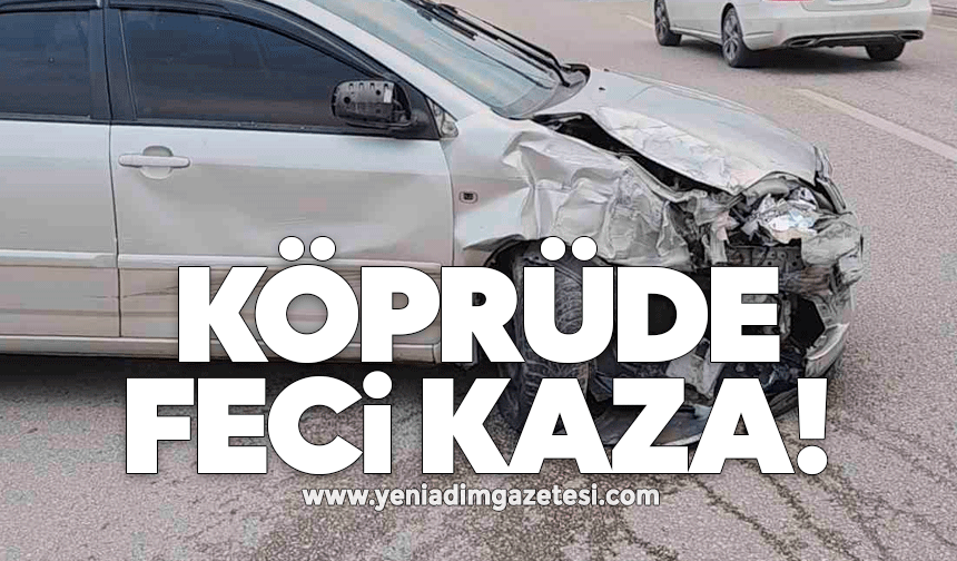 İki otomobilin çarpıştığı kaza anı kamerada: 1 yaralı