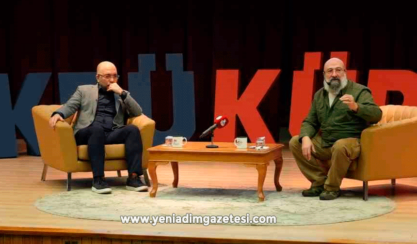 KBÜ'de Ömer Özkök ve Hikmet Genç öğrencilerle bir araya geldi