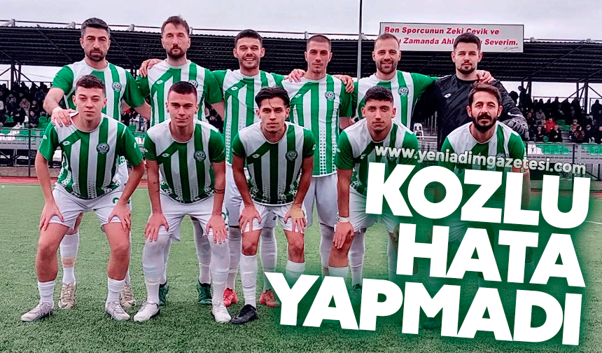 Kozlu hata yapmadı