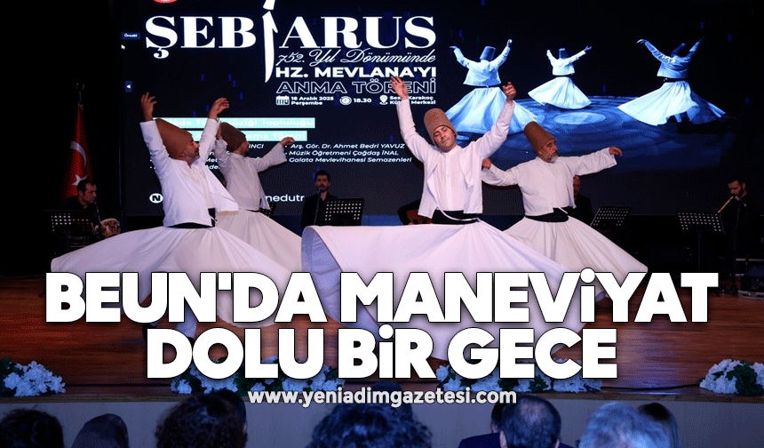 BEUN'da maneviyat dolu bir gece
