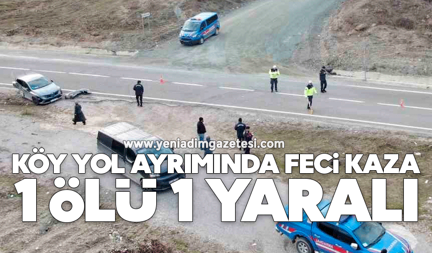 Köy yol ayrımında feci kaza: Ölü ve yaralı var
