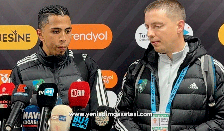 Rigoberto Rivas: "İlk yarıyı 3 puanla kapattığımız için mutluyuz"