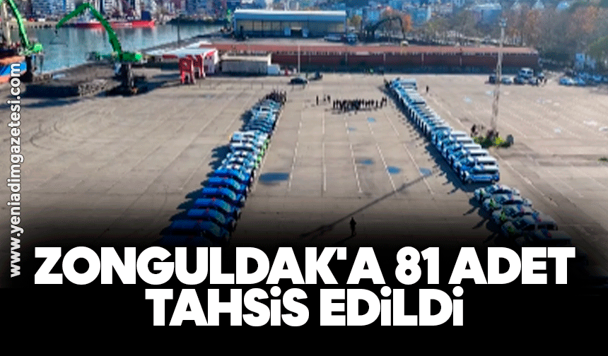 Zonguldak'a 81 adet tahsis edildi