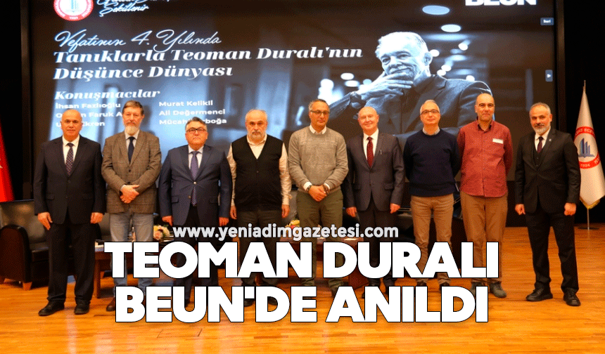 Teoman Duralı, BEUN'de anıldı
