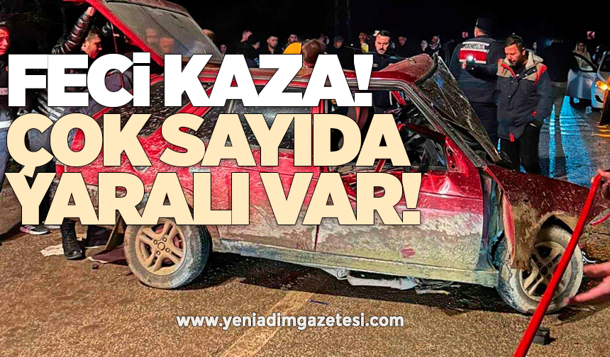 Feci kaza: 1'i ağır 6 yaralı