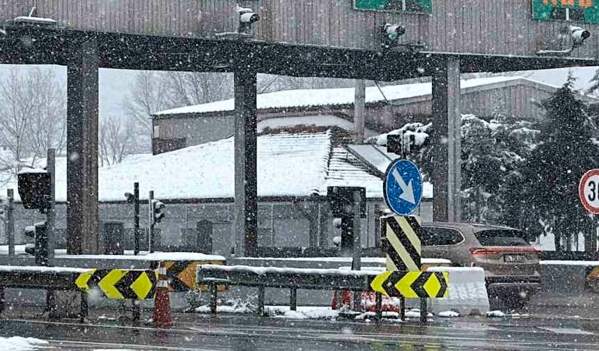 Anadolu otoyolunda kontrollü geçiş sağlanıyor