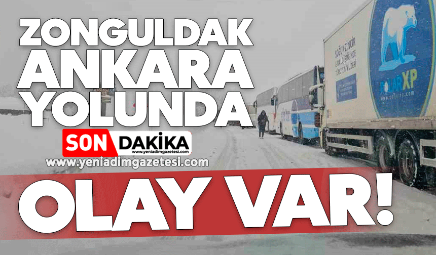 Zonguldak-Ankara yolunda olay var!