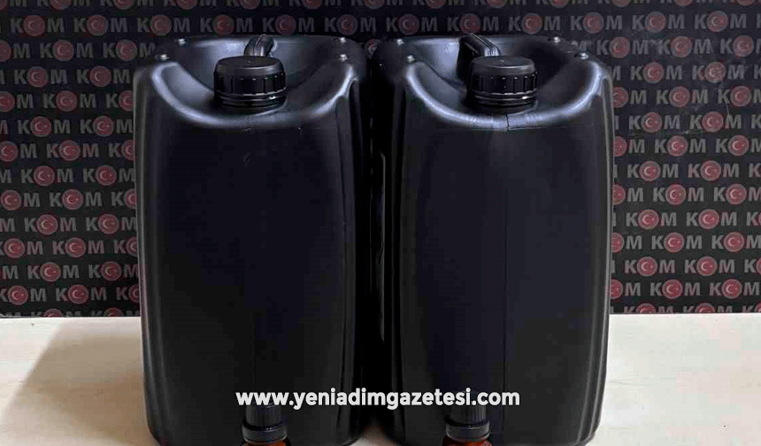 Bartın'da 10 litre etil alkol ele geçirildi